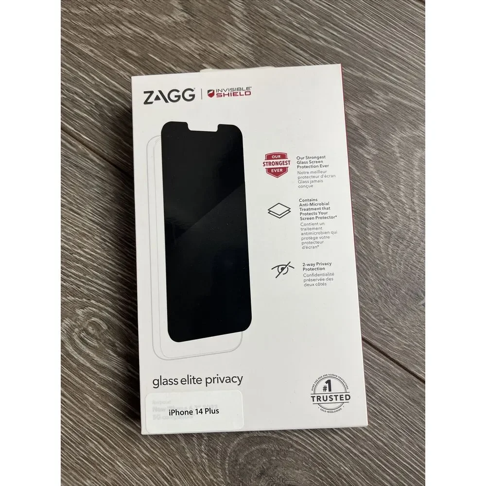 ZAGG Invisible Shield Phone Screen Protector Glass Privacy iPhone 14 Plus‎